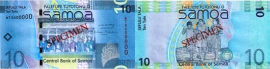 $10 Tala Note